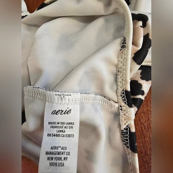 Aerie | Leopard Wrap One Piece Swimsuit | Size XS Long - Picture 14 of 15